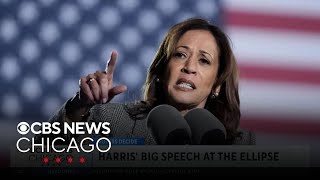 Harris to give "closing argument" speech as Trump raises questions about election security