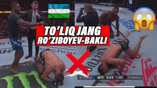 RO'ZIBOYEV YEG'LAB YUBORDI! NURSULTON-BAKLIY TO'LIQ JANG O'ZBEKCHA! DAXSHAATLI MAG'LUBIYAT!