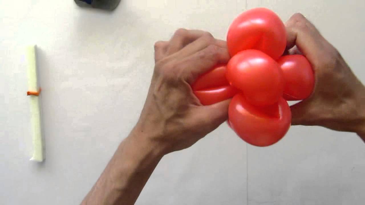 ромашка 8 лепестков из шаров / 8petals flower balloon (Subtitles