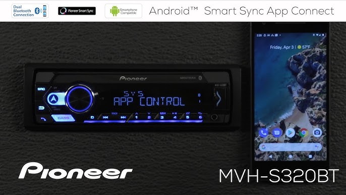 Radio Pioneer MVH-S420BT,1-DIN, bluetooth, USB, Spotify, Android/Apple