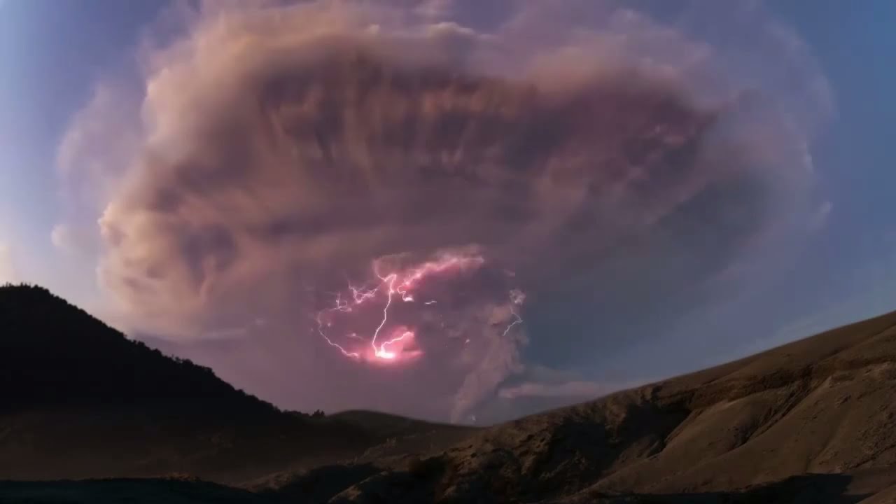 ► Orage volcanique en Patagonie !