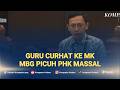 Gugat ke MK, Guru Curhat Program MBG Picu PHK Massal hingga Jam Belajar Terdampak
