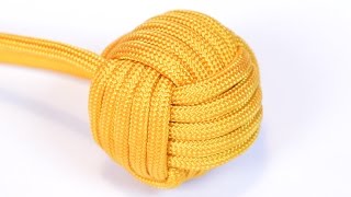 Make a 1' Monkey Fist With Survival Paracord  BoredParacord.com