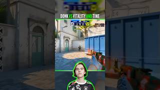 🥶𝗱𝗼𝗻𝗸 1v3 clutch vs Vitality! Dust 2 IEM Rio Grand Final magic. #cs2 #csgo #shorts