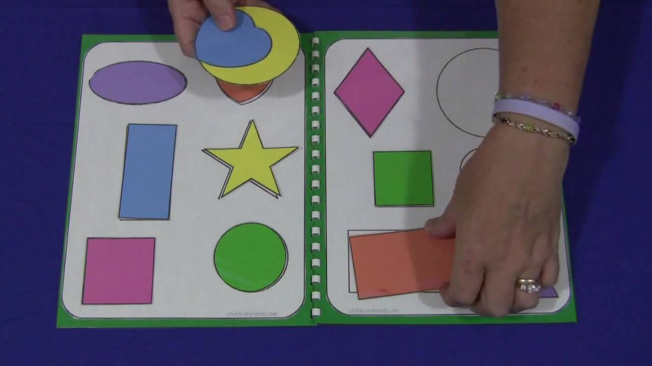 shape match file folder game youtube