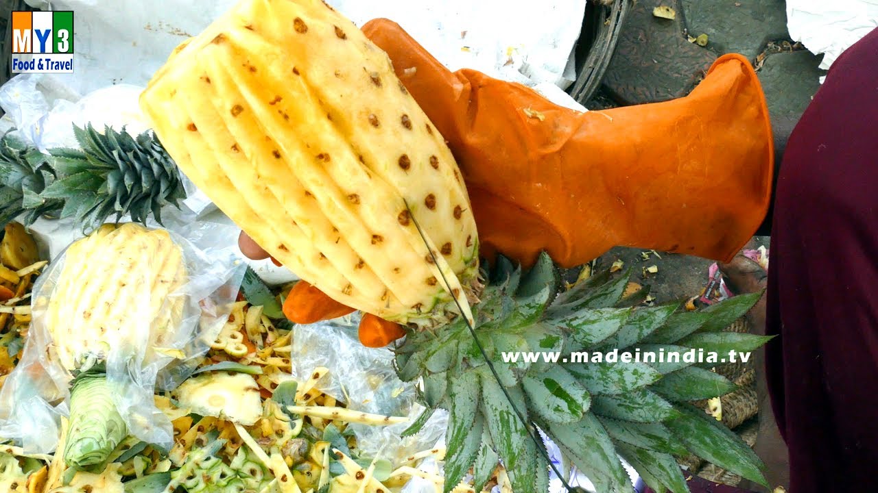 SUMMER HEALTHY JUICE - PINE APPLE JUICE - APPLE STREET FOOD