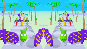 Juice Run All Levels Gameplay Walkthrough Android, iOS (Part 6) SHAPE GAMES SG369