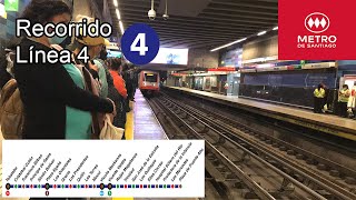 Linea 4 - #MetrodeSantiago🇨🇱 - Recorrido