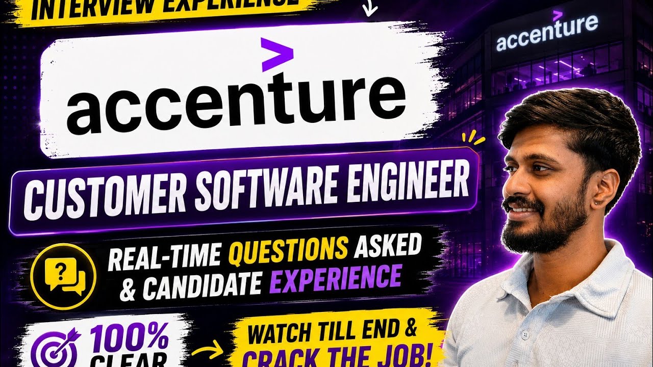 Accenture 2026 Custom Software Engineer| Interview questions and ...