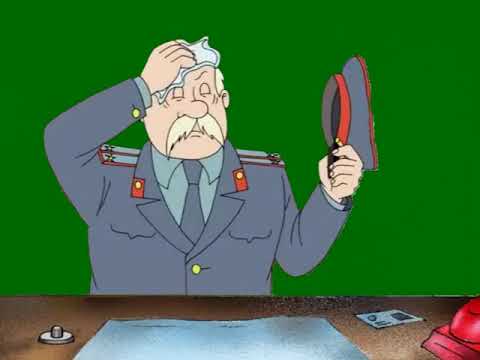 попугай Кеша футаж В полиции 