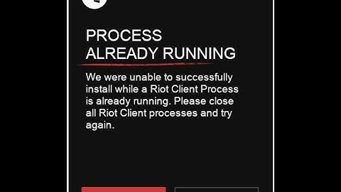 league of legends process already running