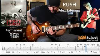 Rush Jacob's Ladder Alex Lifeson Guitar Solo with TAB