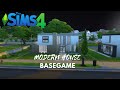 The Sims 4 Speed Build || Base Game Modern House ||