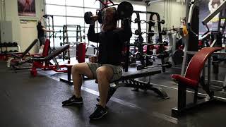 Unsupported Seated Shoulder Press | PhysiqueDevelopment.com