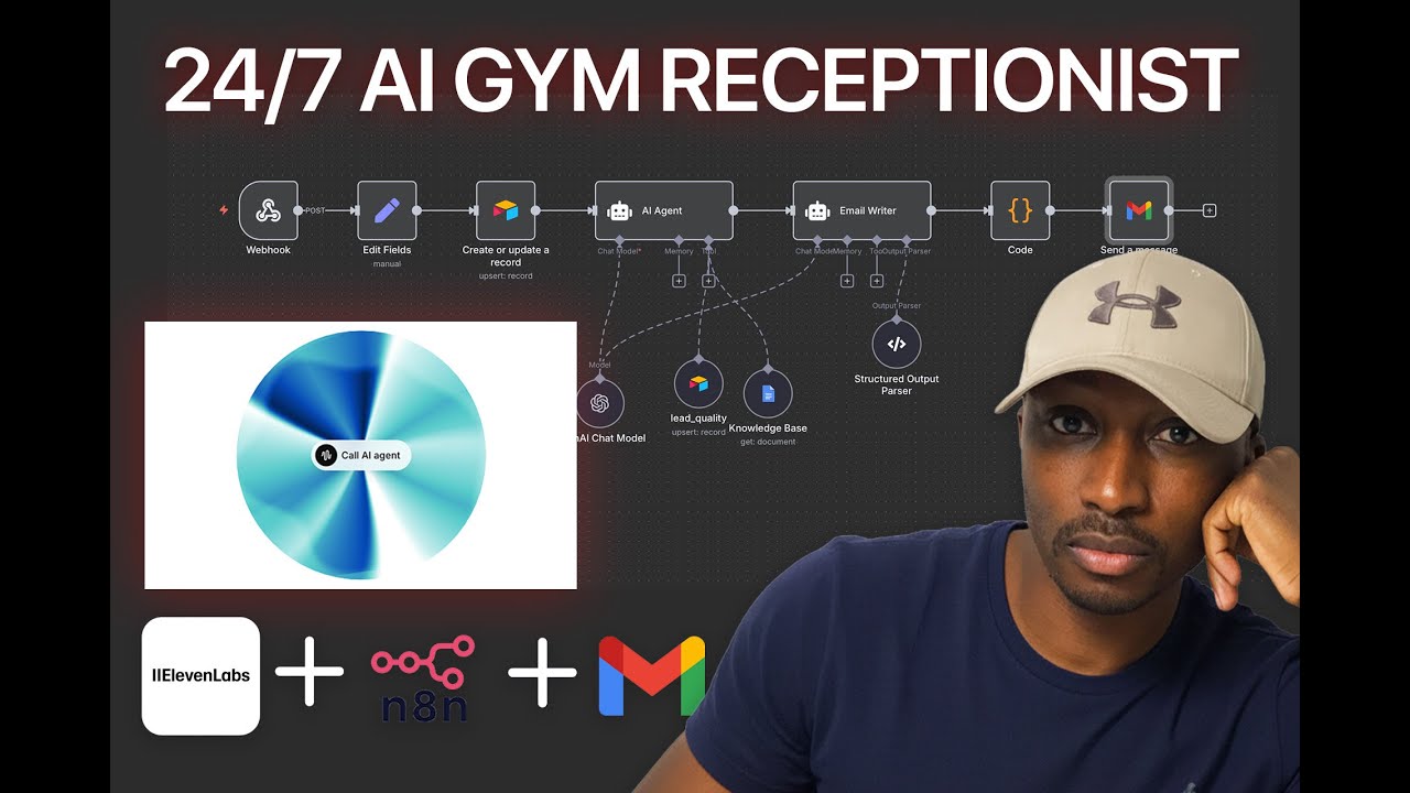 Build AI Gym Agent with ElevenLabs & N8N for Fitness Centers(No Code ...