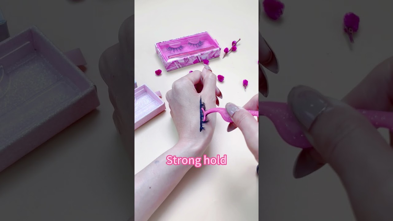 Waterproof Long Lasting 2 IN 1 Adhesive Eyeliner Pen Test