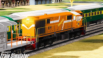 Delhi - Bandra Terminus Garib Rath Express || TKD WDM3A || MSTS Open Rails Part 3