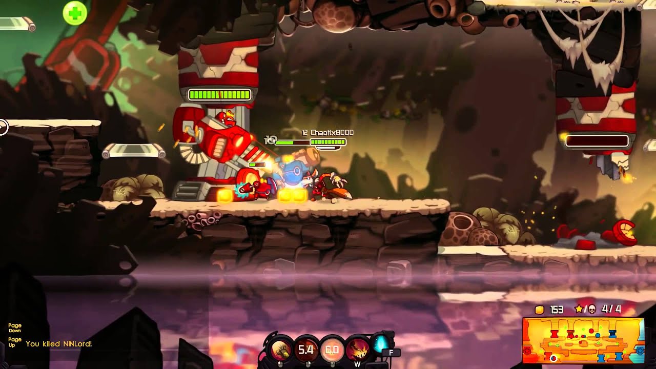 Awesomenauts: Battle - ChaoKirRoss (Jukes, lazers, and badassery)