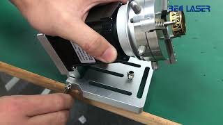 How to use BEC rotary fixture for inside and out side model