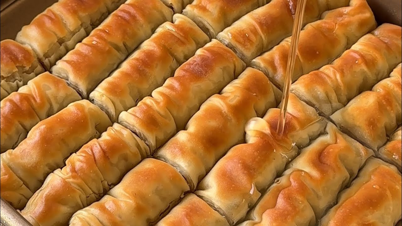 اسهل واسرع بقلاوة بالجوز 😍 الطعم بنافس اكبر واشهر المحلات و بثلاث مكونات بس