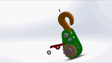 Hook Assembly on SolidWorks Explode and Collapse