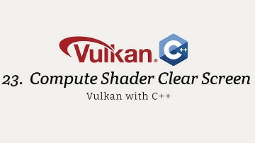 Vulkan with C++, Stage 23: Clearing the screen with a compute shader