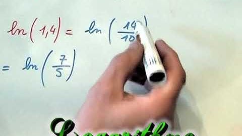 Calcul avec logarithme népérien. Maths terminale