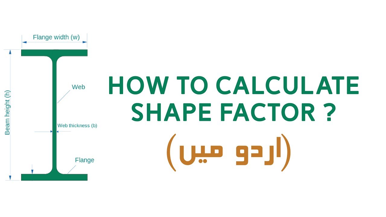 How to calculate shape factor (Urdu) YouTube