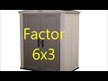 Keter factor 6x3 כתר פלסטיק מחסן פקטור how to build Garden Shed Keter factor 6x3 כתר פלסטיק מחסן פקטור how to build Garden Shed