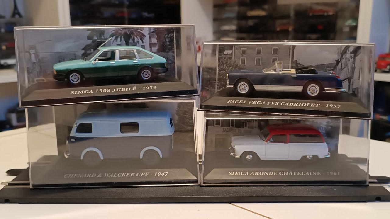 Коллекция винтажных французских автомобилей (1/43)