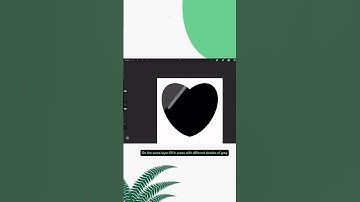 #shorts Let’s make a heart stamp in Procreate  #digitalart #procreatebrushes