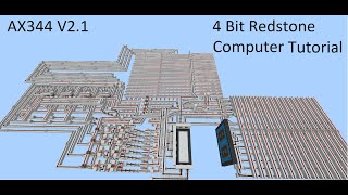 4 Bit Redstone Computer Tutorial: Making the ALU P1