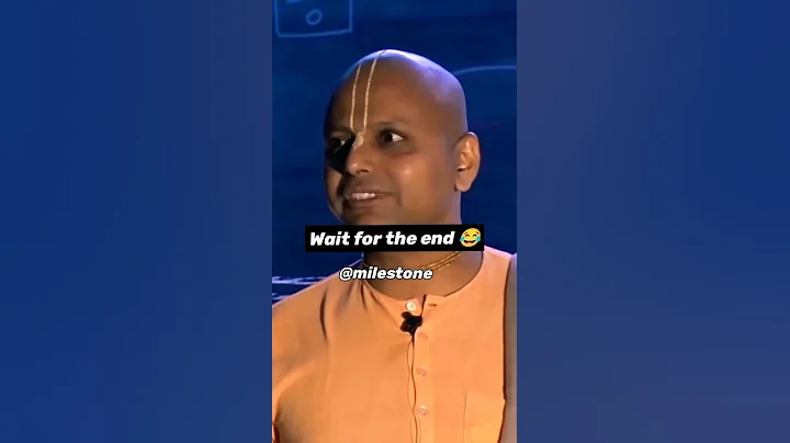 Gaur Gopal Das ji joked about students 😂