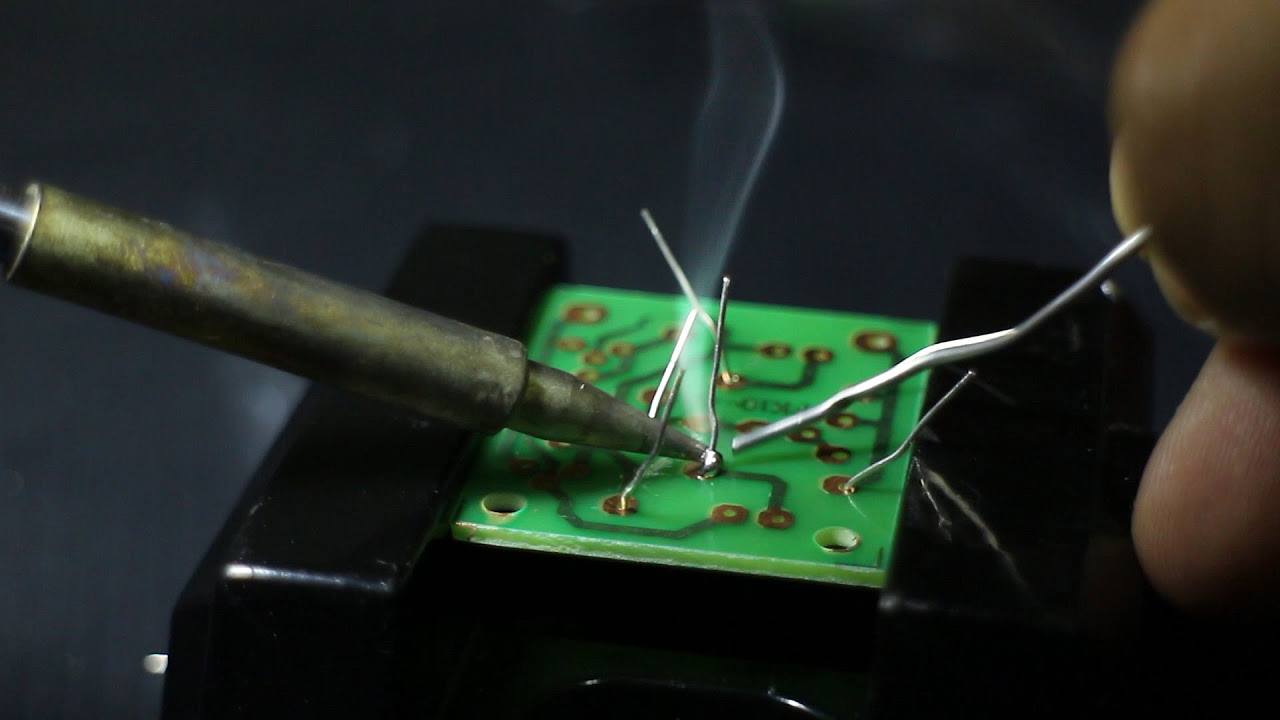 เทคนิค การ บัดกรี New การบัตกรี (Soldering)