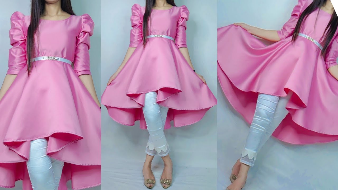 Umbrella Suit/Gown Cutting (Step By Step) In Easy Way - YouTube