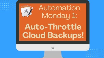Automation Monday 1 - Using Keyboard Maestro to Throttle Cloud Backups When Using Logic Pro