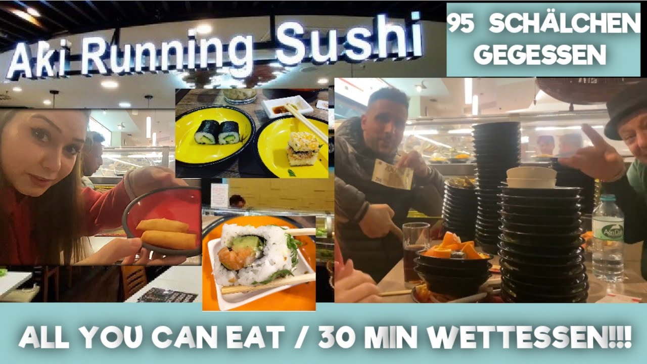 Running Sushi Berlin All You Can Eat 🍣 🍱 Aki Sushi Running HH🍣 🍱 ALL YOU CAN EAT / 30 min ⏰ / WER SCHAFFT