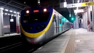 12/4 1248車次EMU800區間車桃園火車站出站&4029車次EMU900區間快車桃園火車站進站