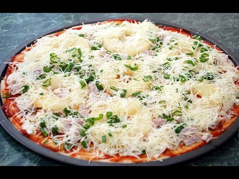 Видео рецепт Пицца на дрожжевом тесте в духовке