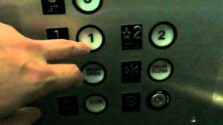 Vintage Montgomery Hydraulic Elevator Miami Dade International Airport Concourse D36