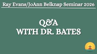Q&A with Dr. Matthew Bates Q&A with Dr. Matthew Bates