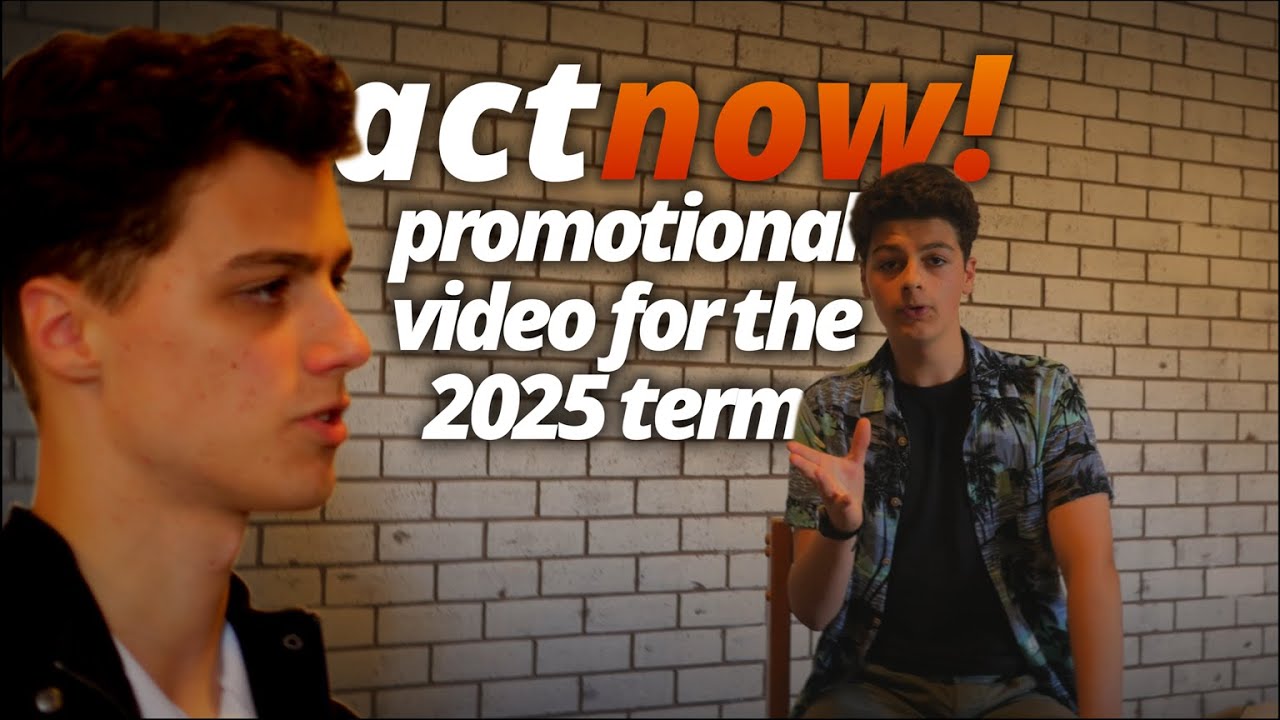 ActNow Promotional Video (Term 1, 2025) - YouTube