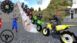 Motor Dirt Bikes driving Extreme Off-Road Multiplayer Game - Offroad Outlaws Android ios Gameplay