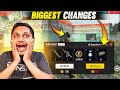 Top 5 Crazy Changes 😱 In Free Fire #freefire #newupdate