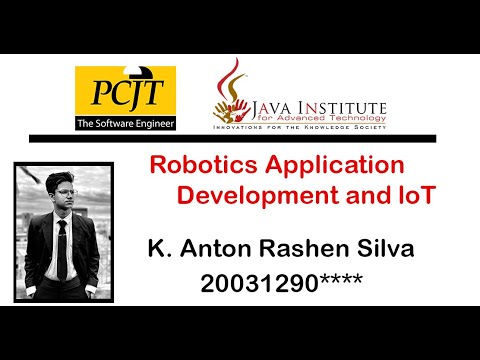 My Robot Pet | Java Institute | K. Anton Rashen Silva