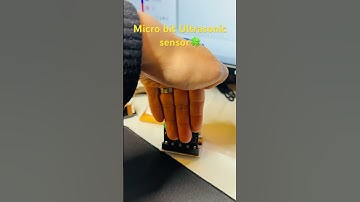 Micro;bit Ultrasonic seneor guide🍀 #www.learnmore.co.kr  #microbit #런모어 #making