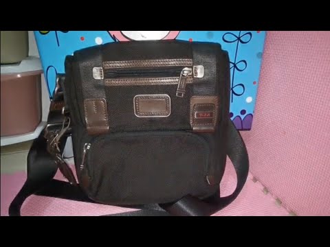 Tas Tumi Alpha Bravo Barstow Crossbody Authentic - YouTube