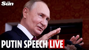 LIVE: Putin speaks at energy conference while Ukraine strikes oil and electricity stations in Russia