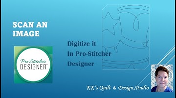 Pro-Stitcher Designer - Scan an Image and Digitize It!