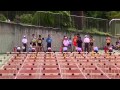 2013年6月22日はちおうじT&F女子中学共通4種競技ー100mH2組目